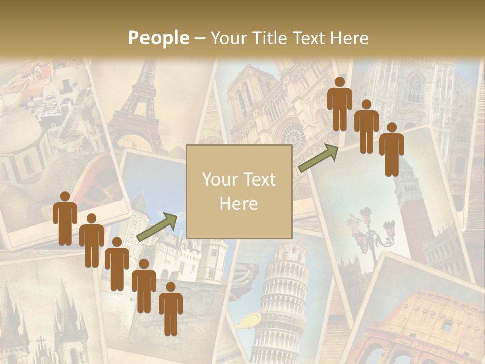 Scrapbook Paper World Venice PowerPoint Template