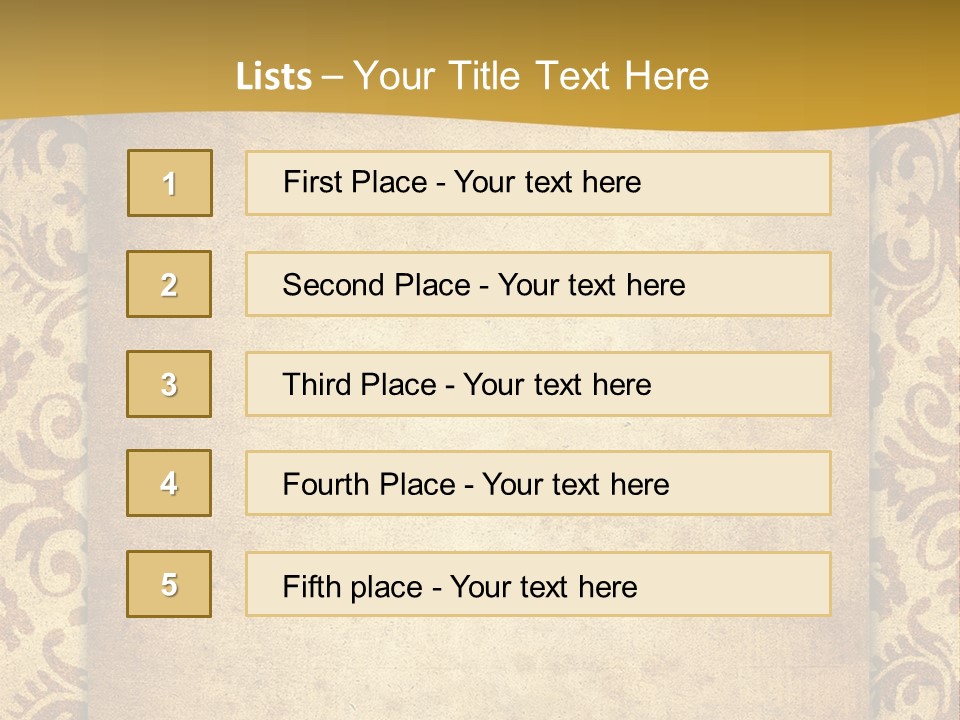 Grunge Illustration Art PowerPoint Template