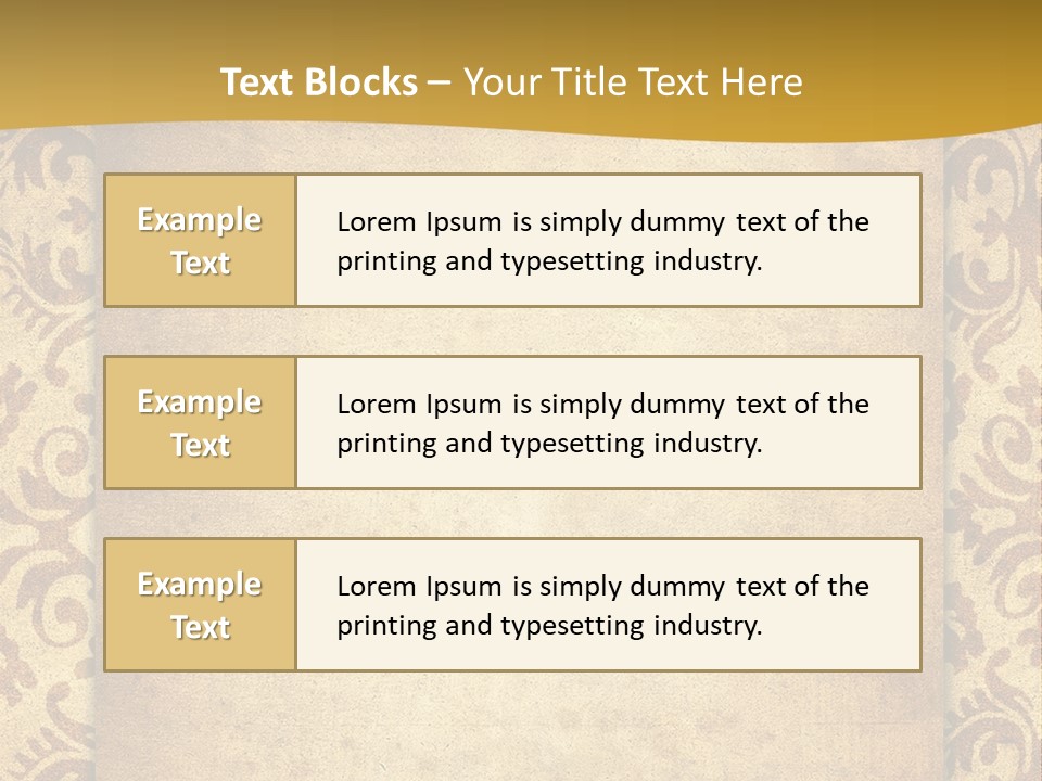 Grunge Illustration Art PowerPoint Template