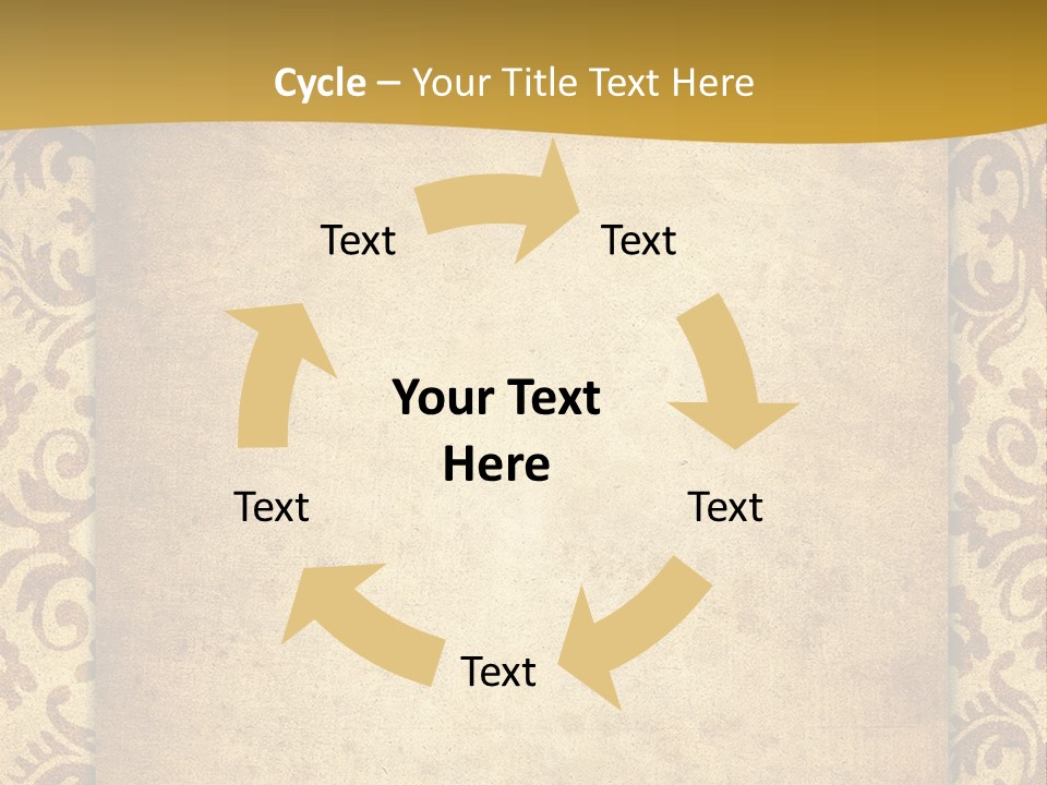 Grunge Illustration Art PowerPoint Template