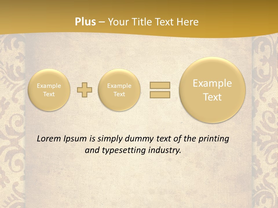 Grunge Illustration Art PowerPoint Template