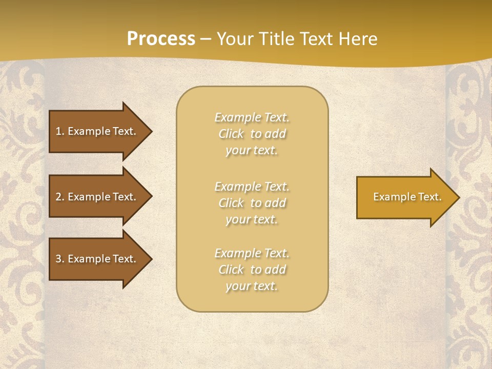 Grunge Illustration Art PowerPoint Template