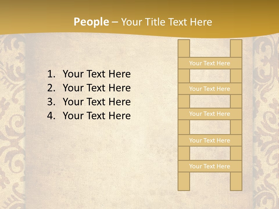 Grunge Illustration Art PowerPoint Template