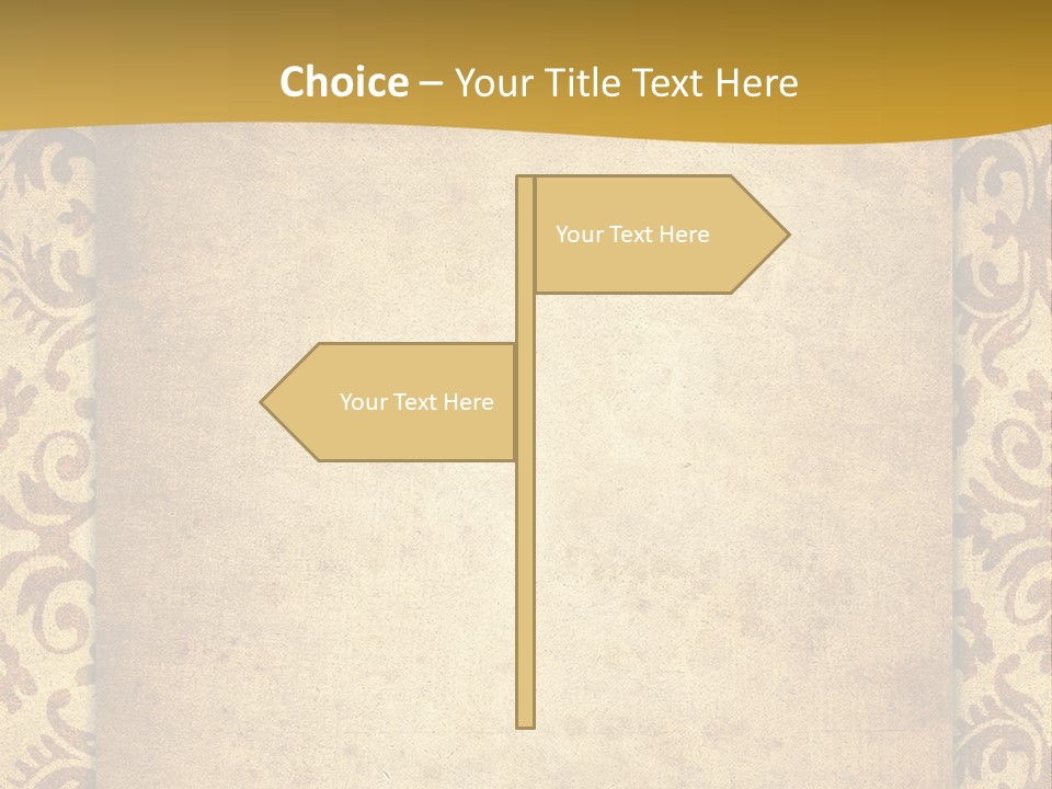 Grunge Illustration Art PowerPoint Template
