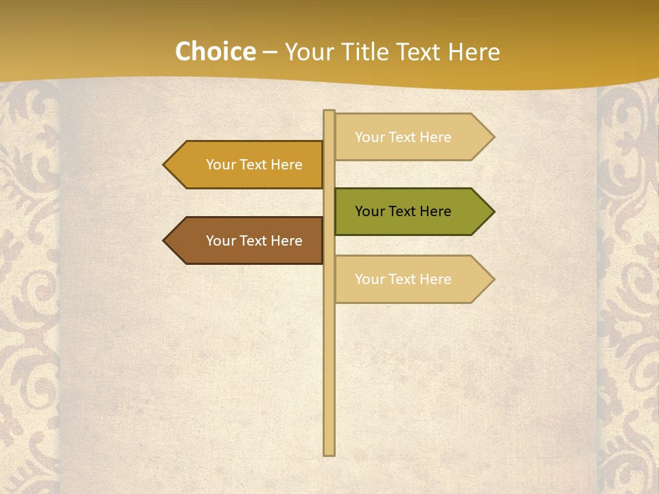 Grunge Illustration Art PowerPoint Template