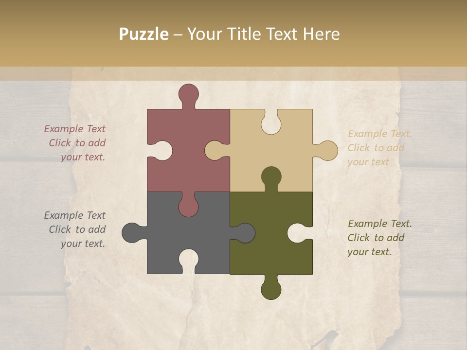 Parchment Note Paper PowerPoint Template