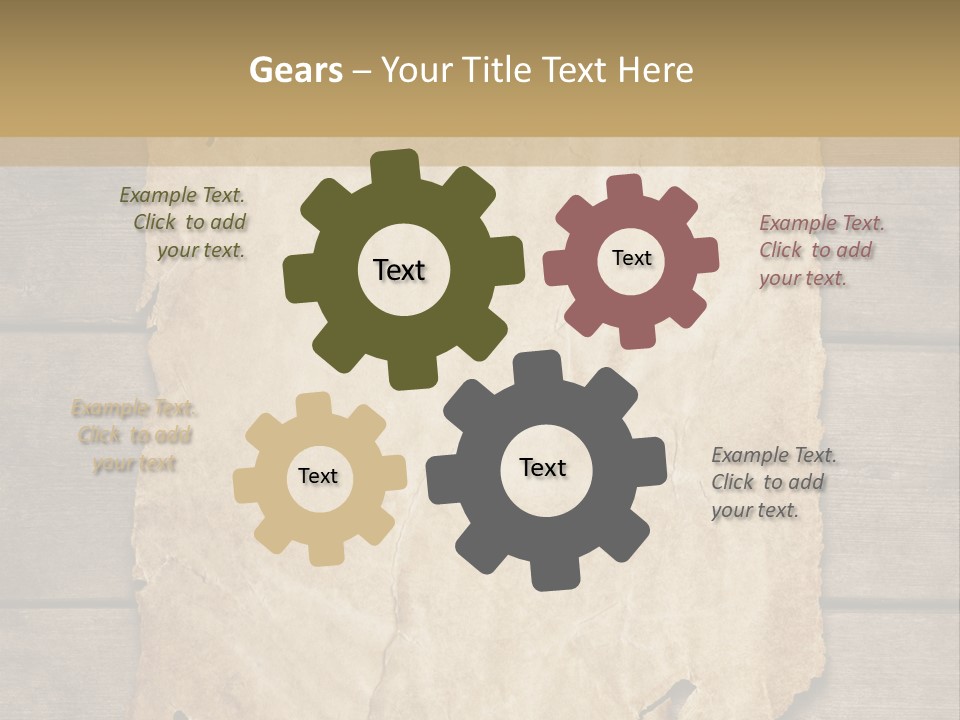 Parchment Note Paper PowerPoint Template