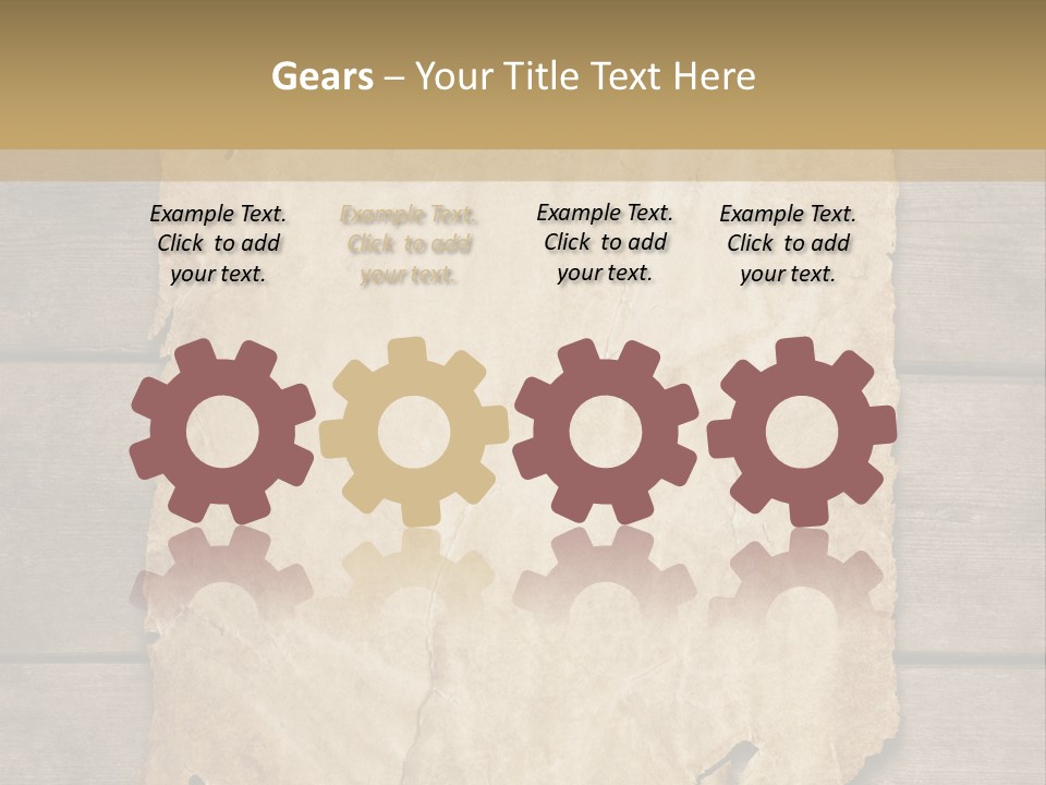 Parchment Note Paper PowerPoint Template