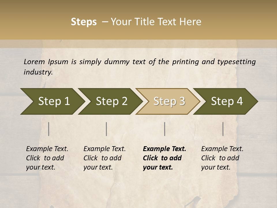 Parchment Note Paper PowerPoint Template