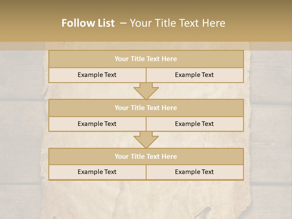 Parchment Note Paper PowerPoint Template