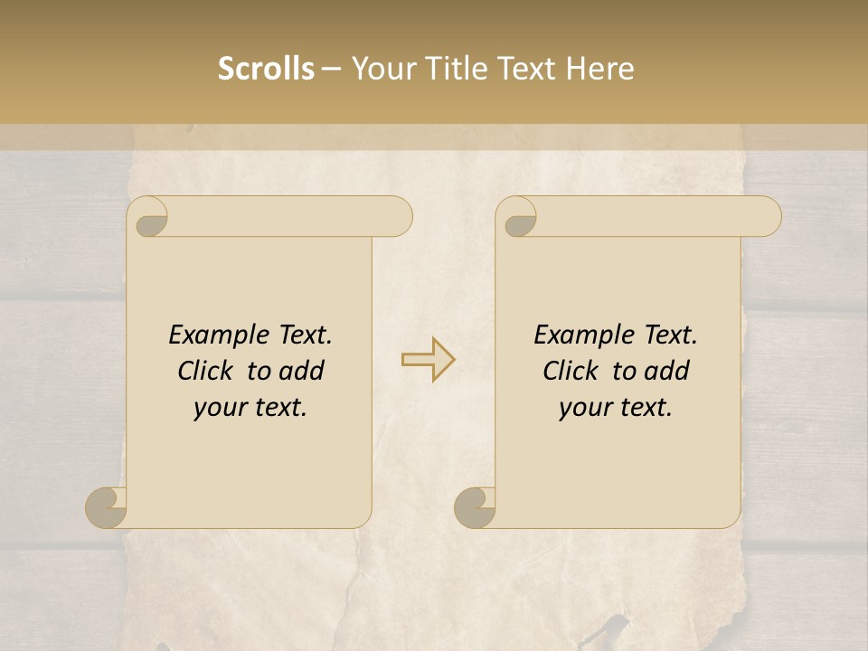 Parchment Note Paper PowerPoint Template