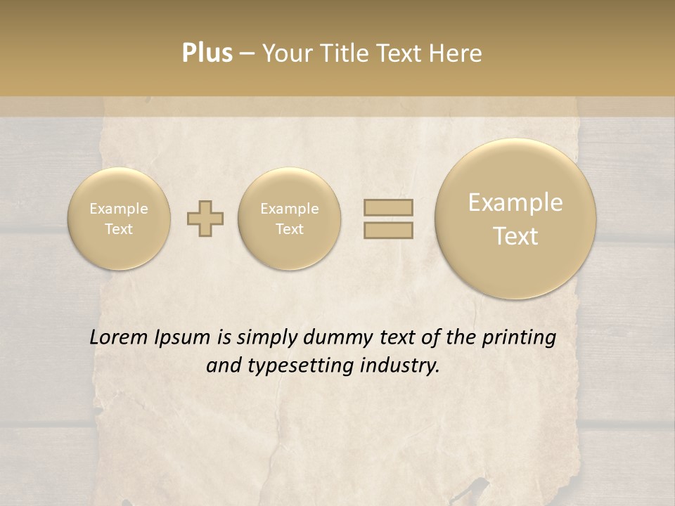 Parchment Note Paper PowerPoint Template
