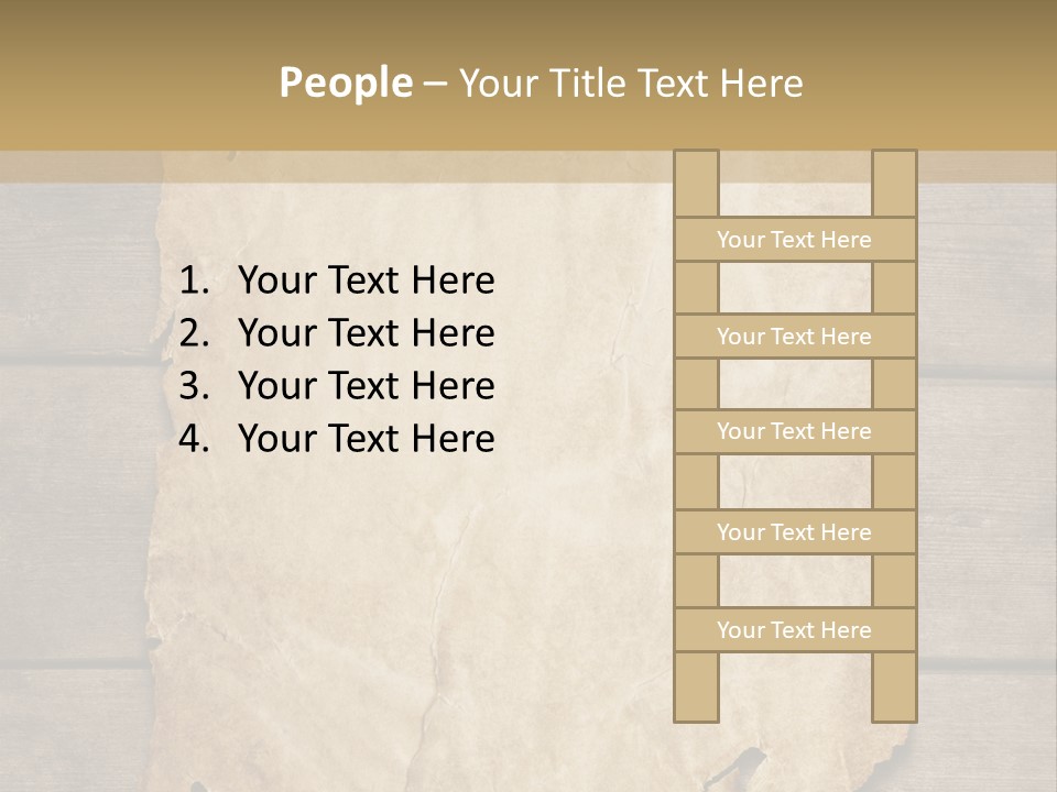 Parchment Note Paper PowerPoint Template