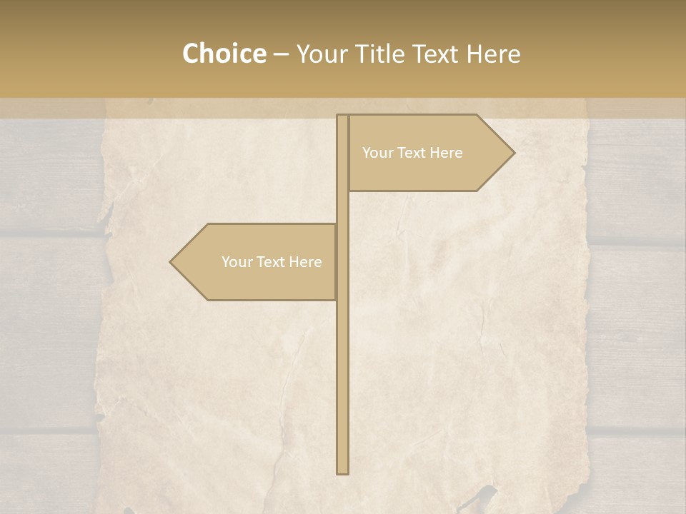 Parchment Note Paper PowerPoint Template