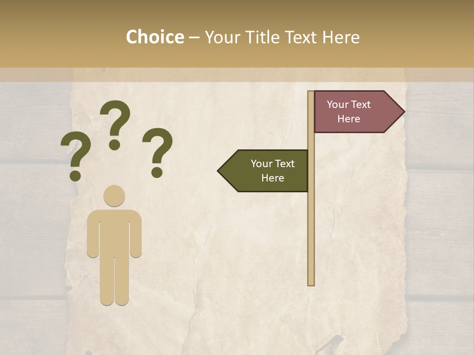 Parchment Note Paper PowerPoint Template