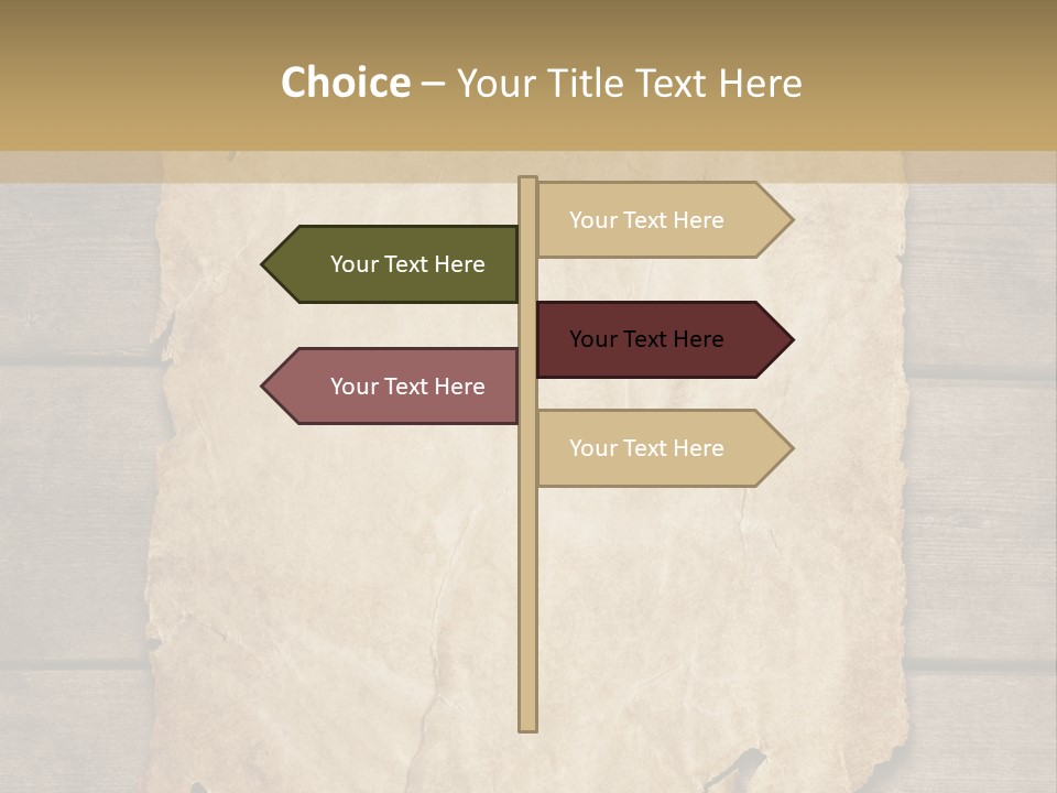 Parchment Note Paper PowerPoint Template
