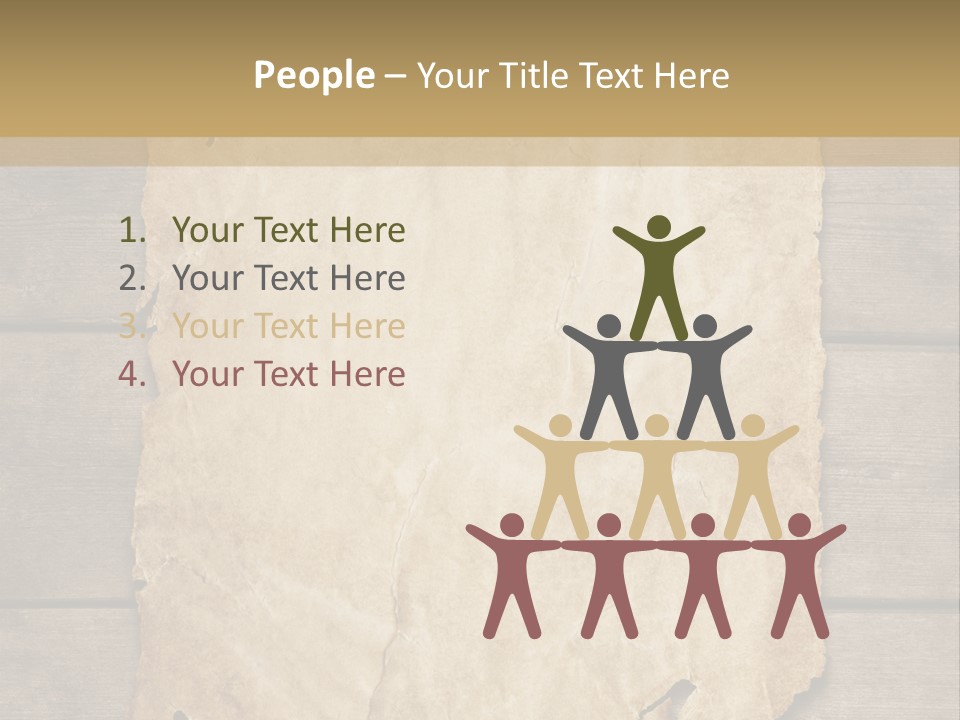 Parchment Note Paper PowerPoint Template