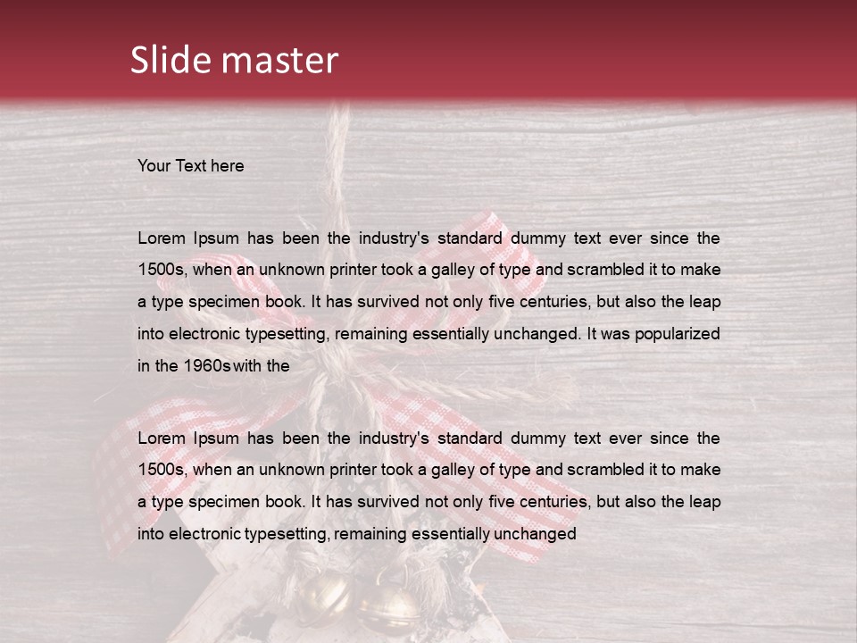 Bells Aged Natural PowerPoint Template