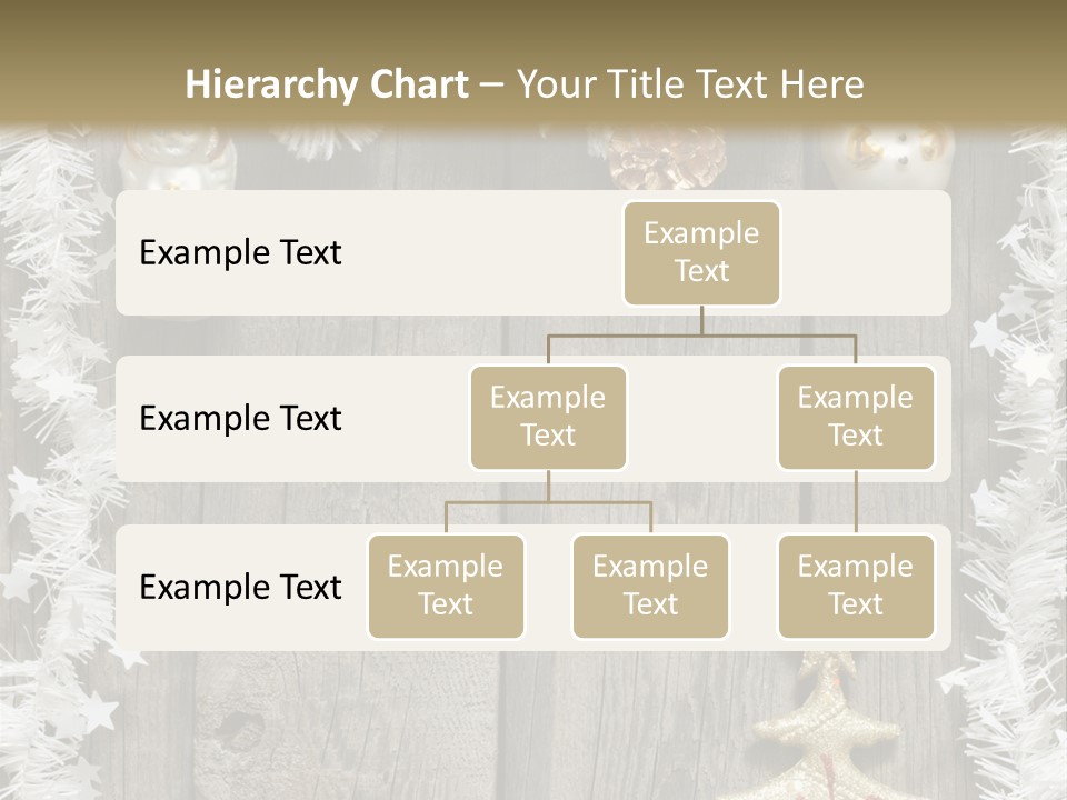White Bauble Needle PowerPoint Template