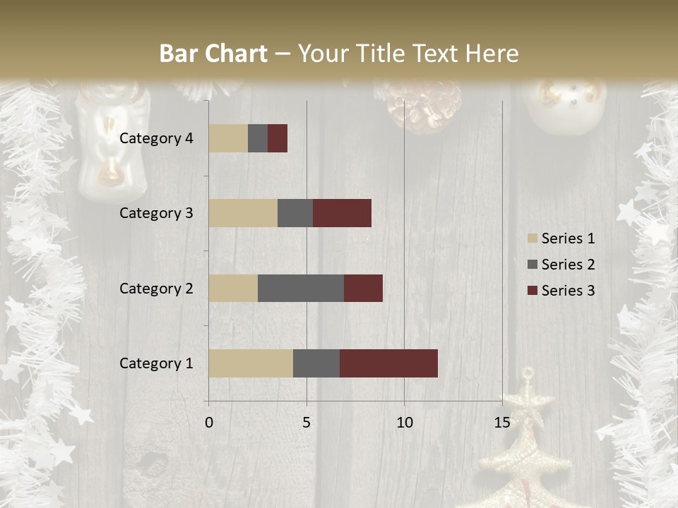 White Bauble Needle PowerPoint Template