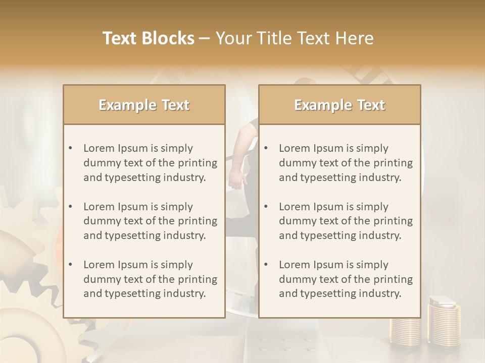 Runner Caucasian Business PowerPoint Template