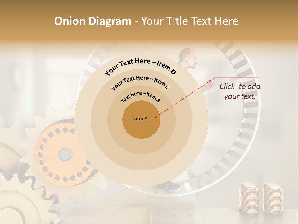 Runner Caucasian Business PowerPoint Template