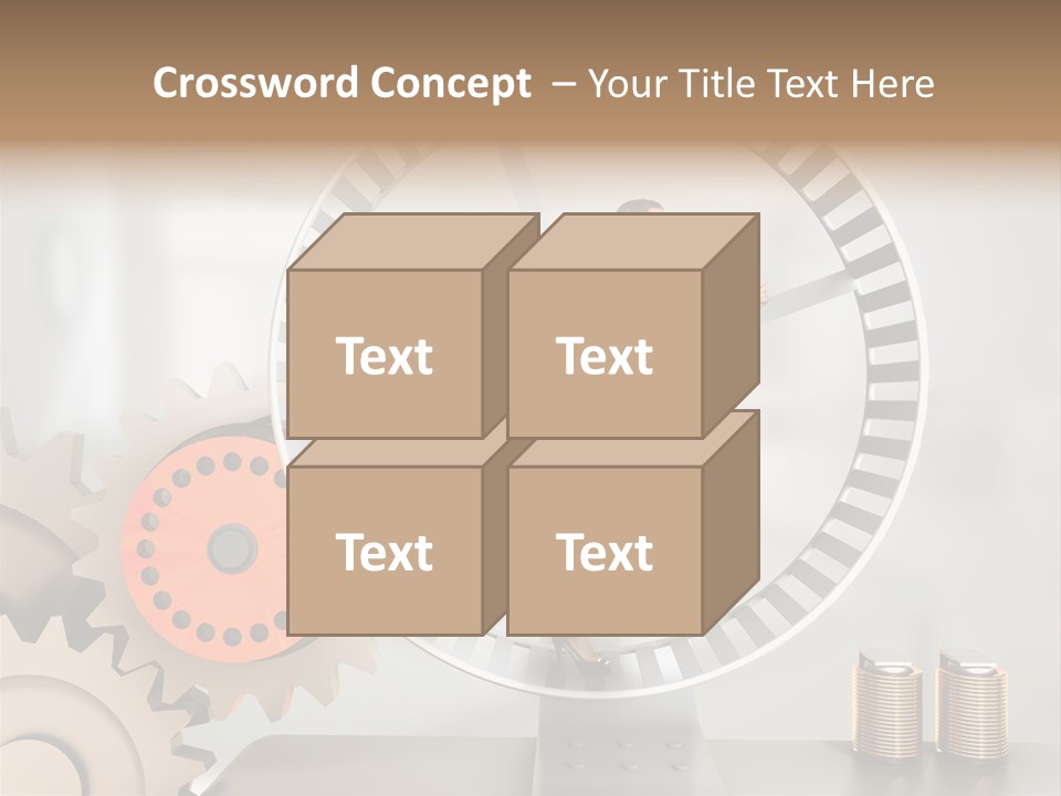 Wheel Happy Run PowerPoint Template
