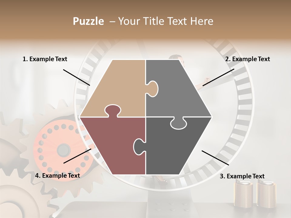 Wheel Happy Run PowerPoint Template