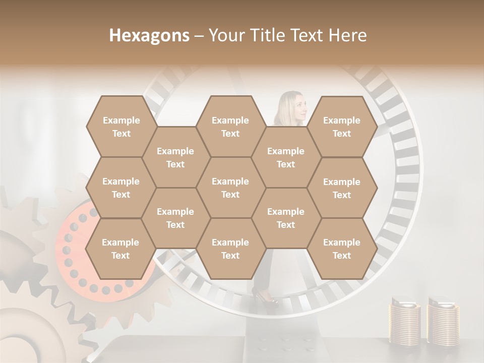 Wheel Happy Run PowerPoint Template