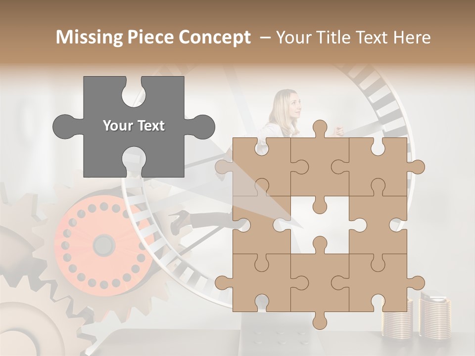 Wheel Happy Run PowerPoint Template