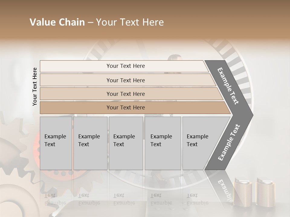 Wheel Happy Run PowerPoint Template
