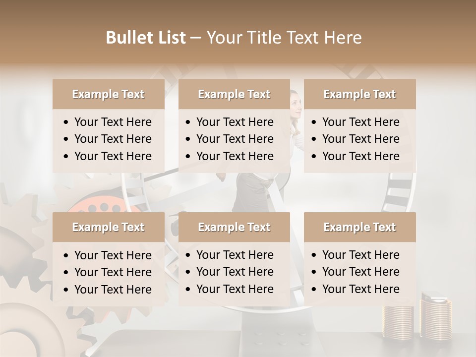 Wheel Happy Run PowerPoint Template