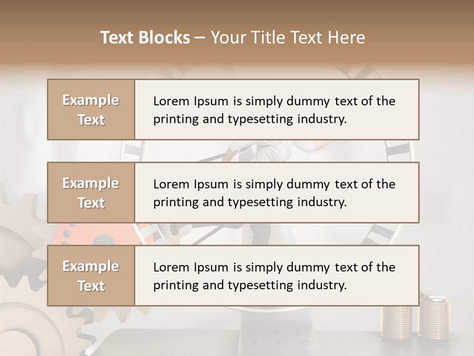 Wheel Happy Run PowerPoint Template