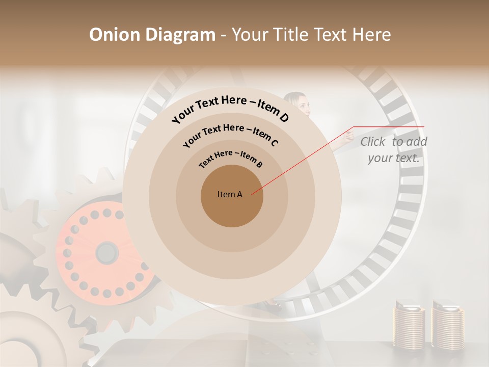 Wheel Happy Run PowerPoint Template
