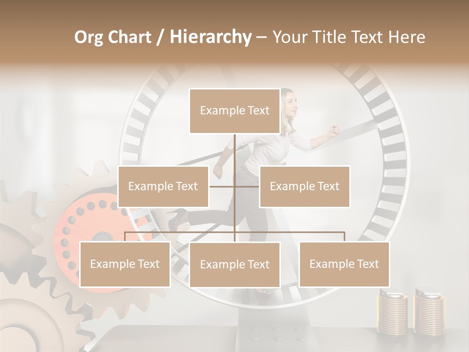 Wheel Happy Run PowerPoint Template
