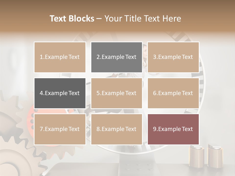 Wheel Happy Run PowerPoint Template