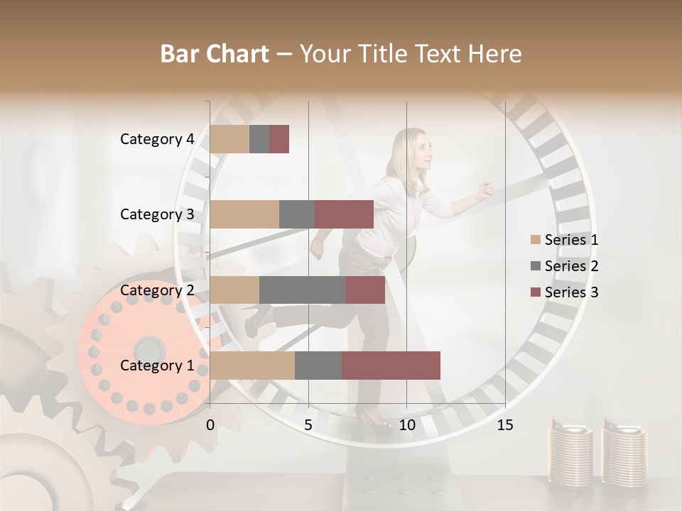 Wheel Happy Run PowerPoint Template