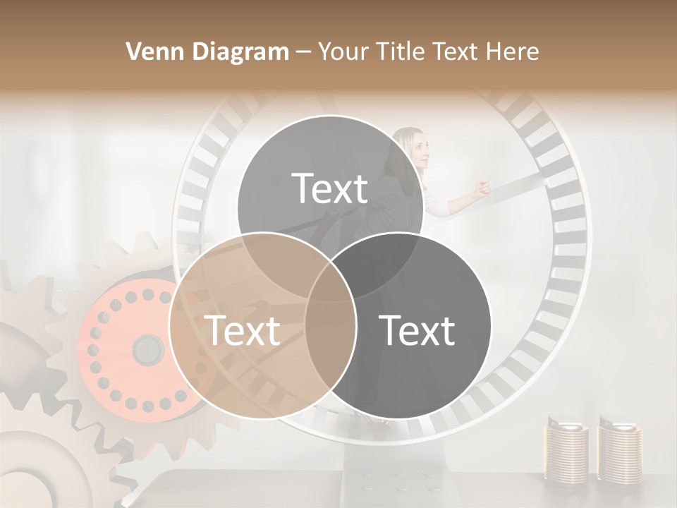 Wheel Happy Run PowerPoint Template