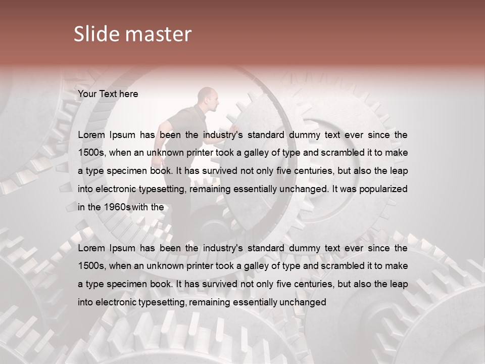 Dirty Old Casual PowerPoint Template