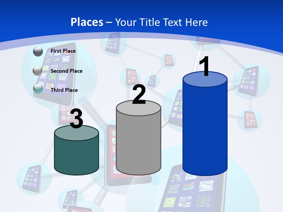 Text Telephones New PowerPoint Template