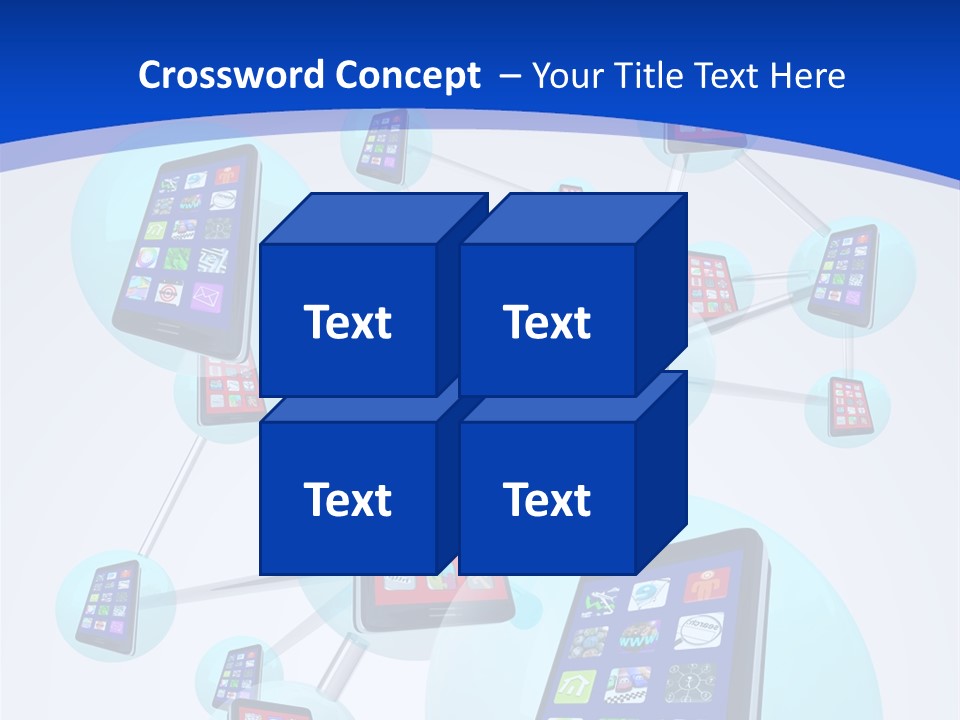 Text Telephones New PowerPoint Template