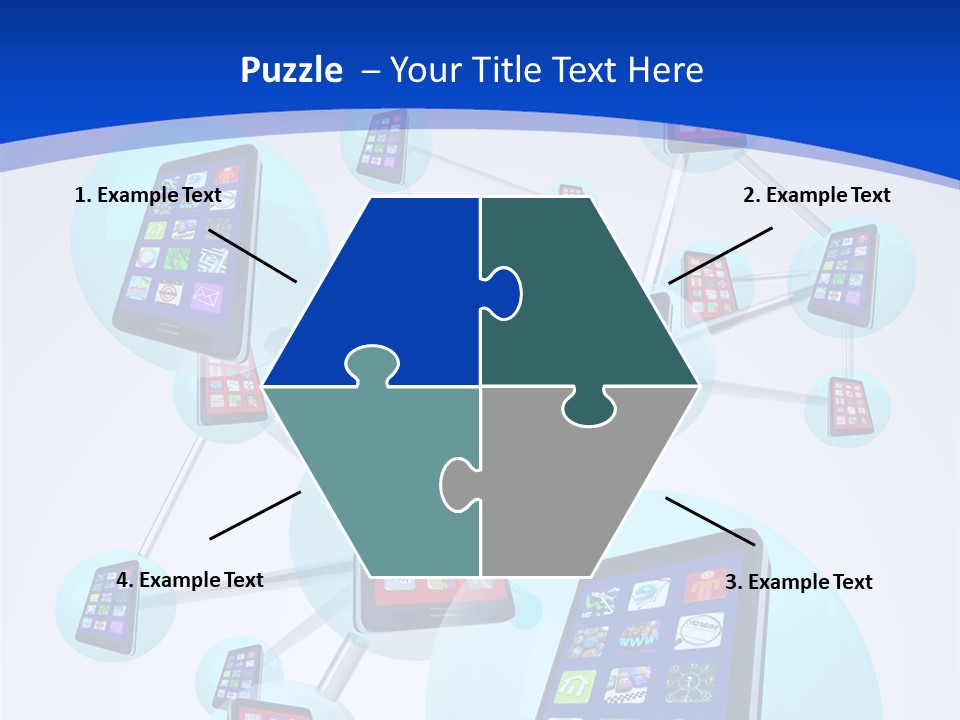 Text Telephones New PowerPoint Template