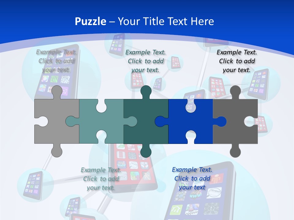 Text Telephones New PowerPoint Template
