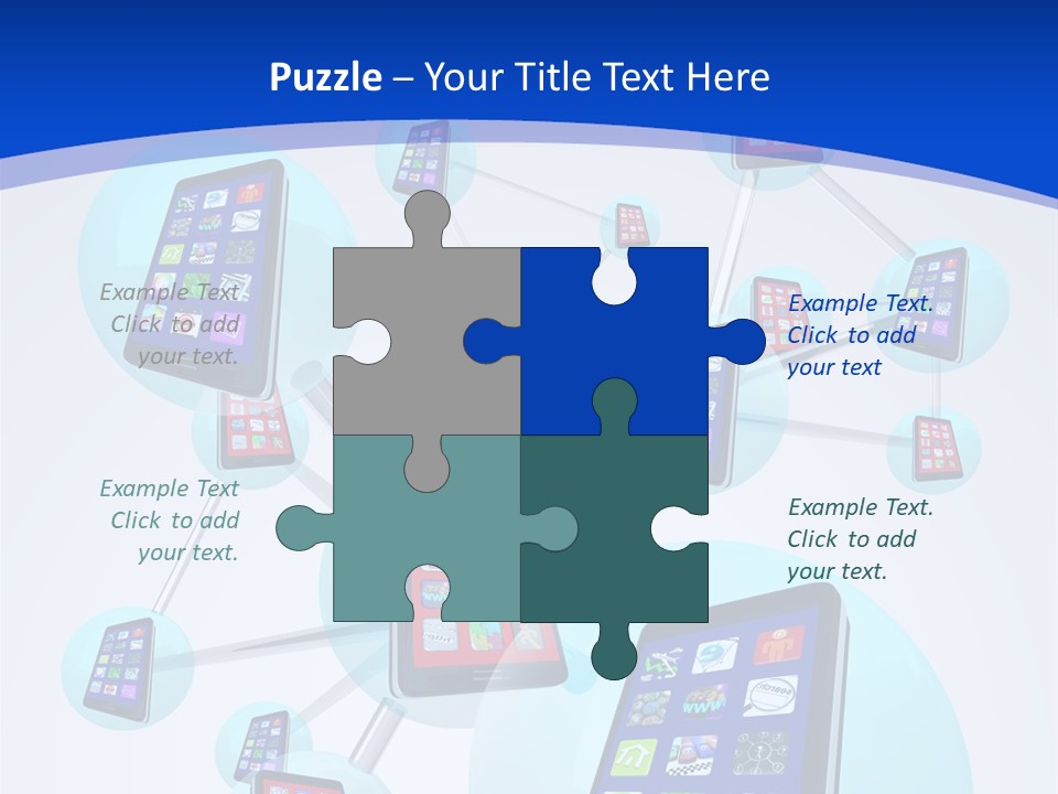 Text Telephones New PowerPoint Template