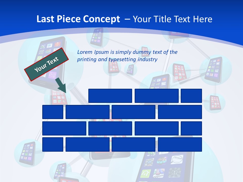 Text Telephones New PowerPoint Template
