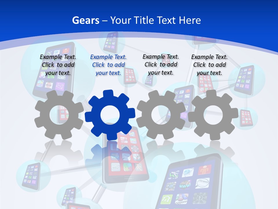 Text Telephones New PowerPoint Template
