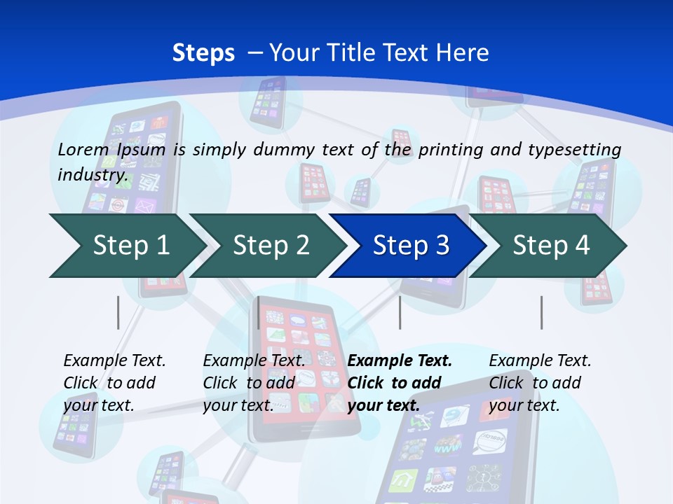 Text Telephones New PowerPoint Template