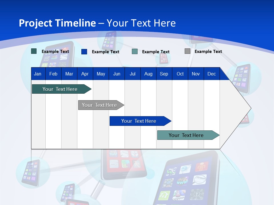 Text Telephones New PowerPoint Template