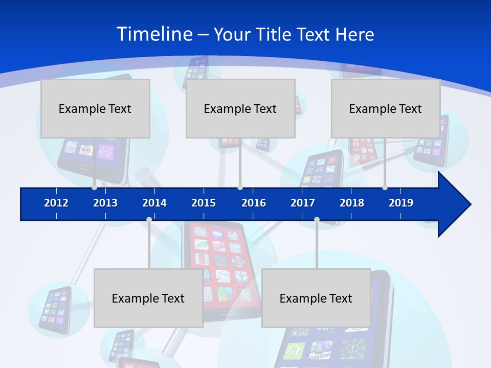 Text Telephones New PowerPoint Template