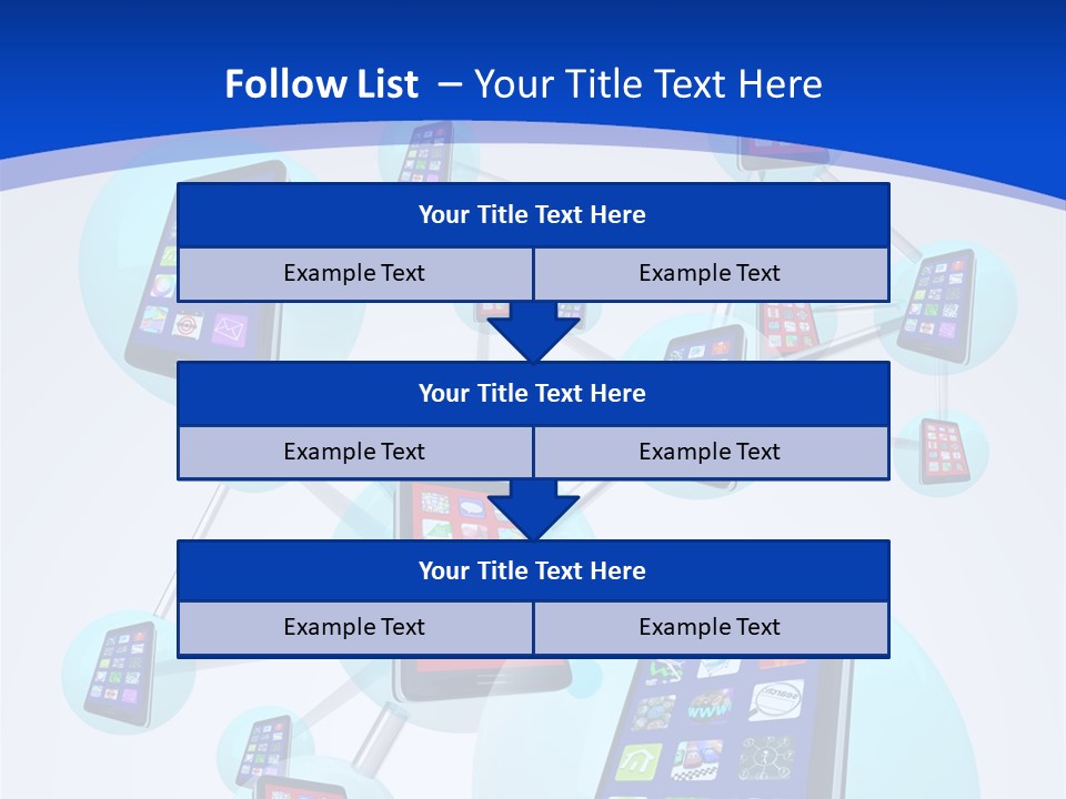 Text Telephones New PowerPoint Template